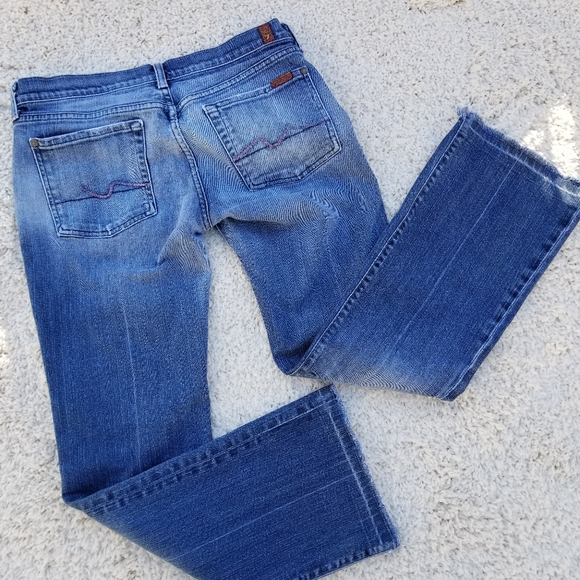 7 FOR ALL MANKIND Women's bootcut jeans sz 31 - Picture 5 of 8